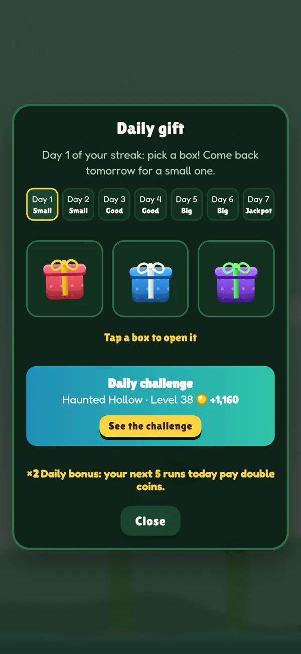 Daily gifts